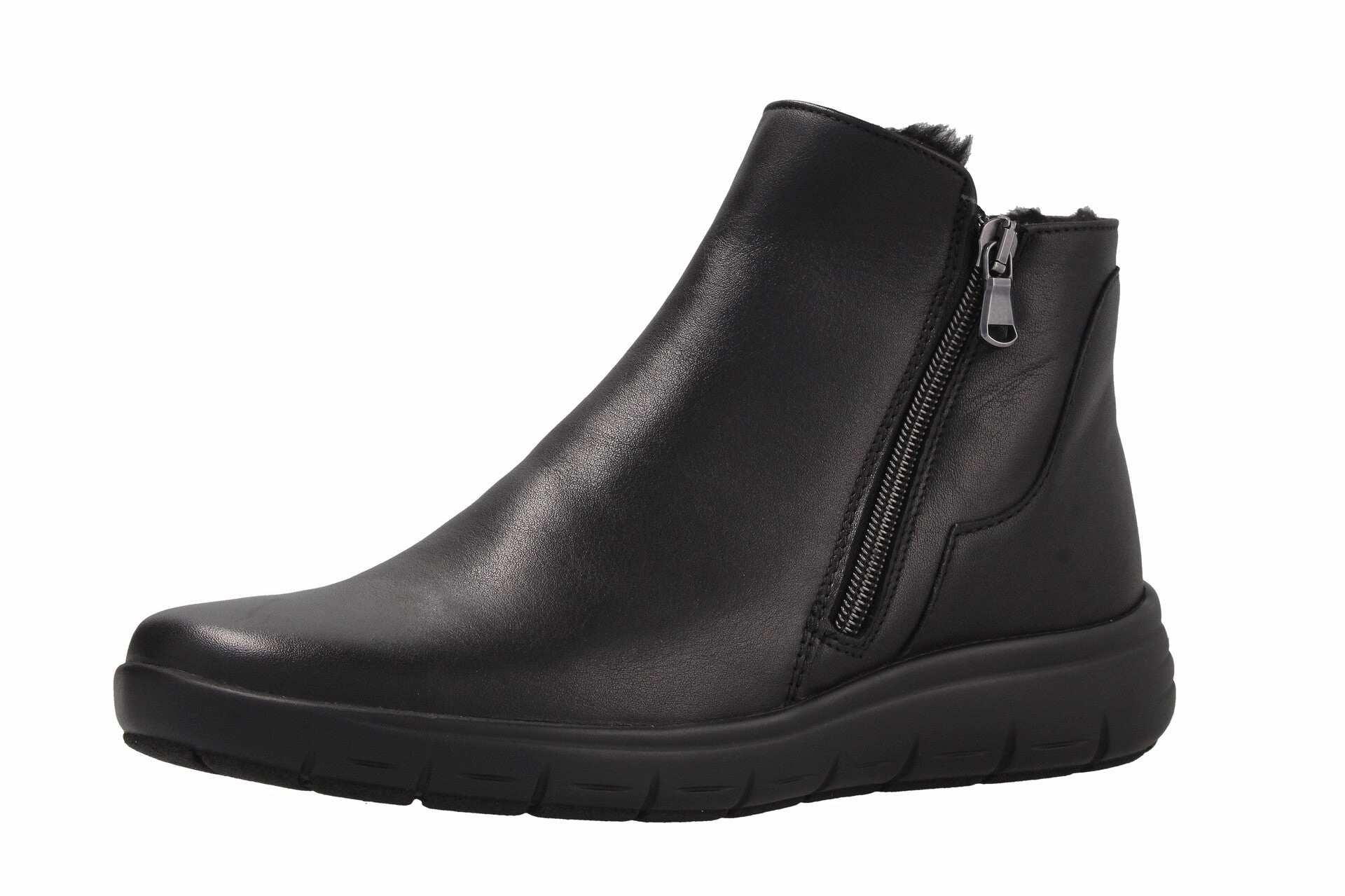 Greta  schwarz  Stiefel  G46356 Lace Up Moccasin Ankle Boots