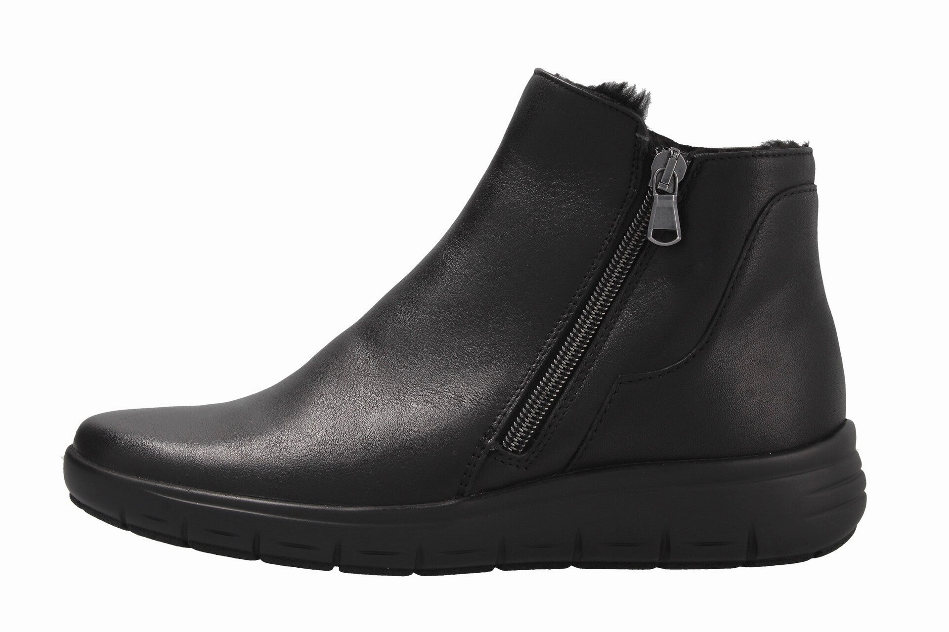 Greta  schwarz  Stiefel  G46356 Ankle Boots Echtleder