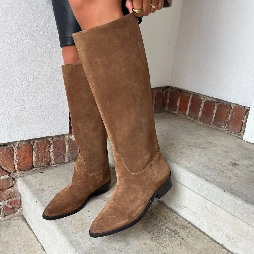 THE NOTE BOOT - COGNAC Frauen Stiefel