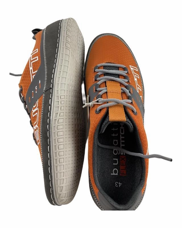 Bugatti Herren  Sneaker 341-AFF06-6959 Orange/Grau Sneaker Giesswein