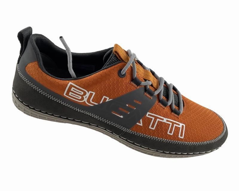 Bugatti Herren  Sneaker 341-AFF06-6959 Orange/Grau Jordan