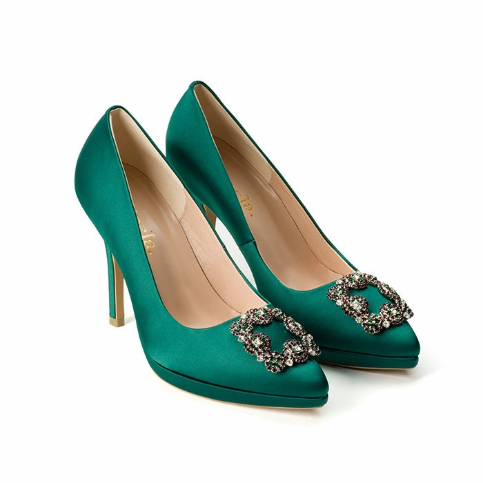 High Heels Los Angeles ANDREA Multi Heels - Evergreen