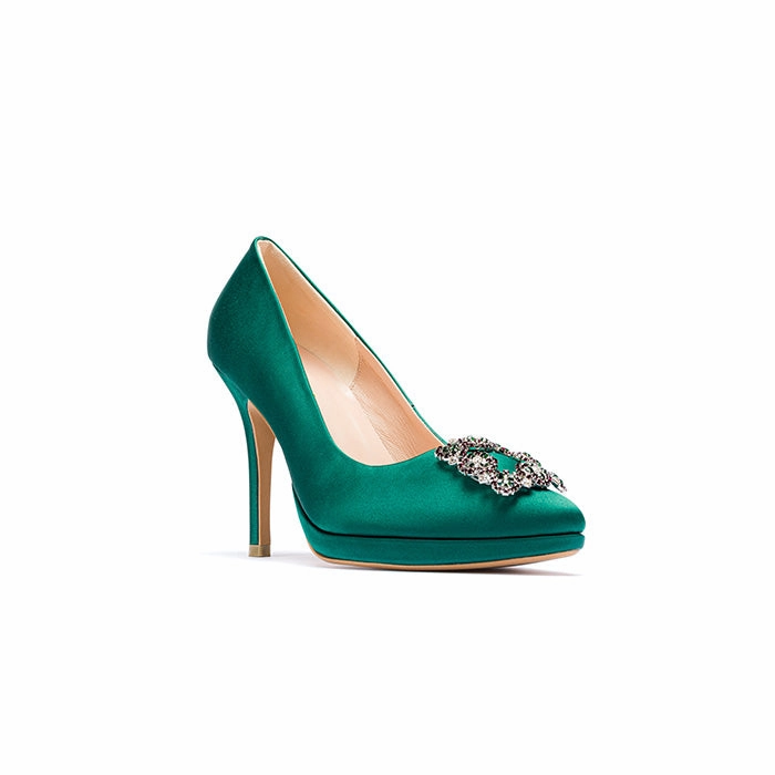 Cone High Heels ANDREA Multi Heels - Evergreen
