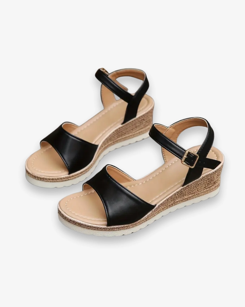 Sandalen Holz Mit Absatz Damen Wedge Sandalen | Bequem
