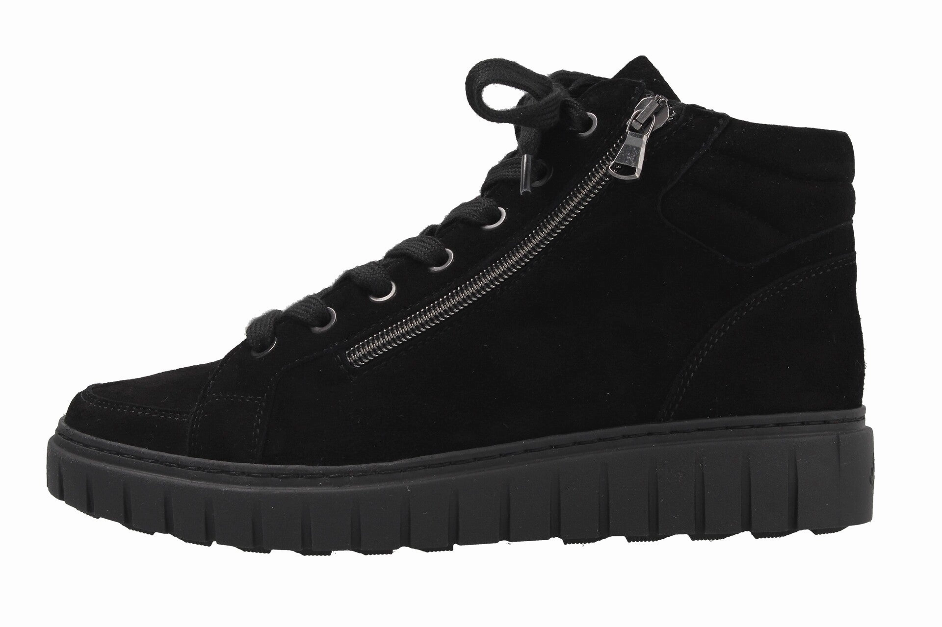 Sina  schwarz  Stiefel  S50563 Wide Fit Leather Ankle Boots