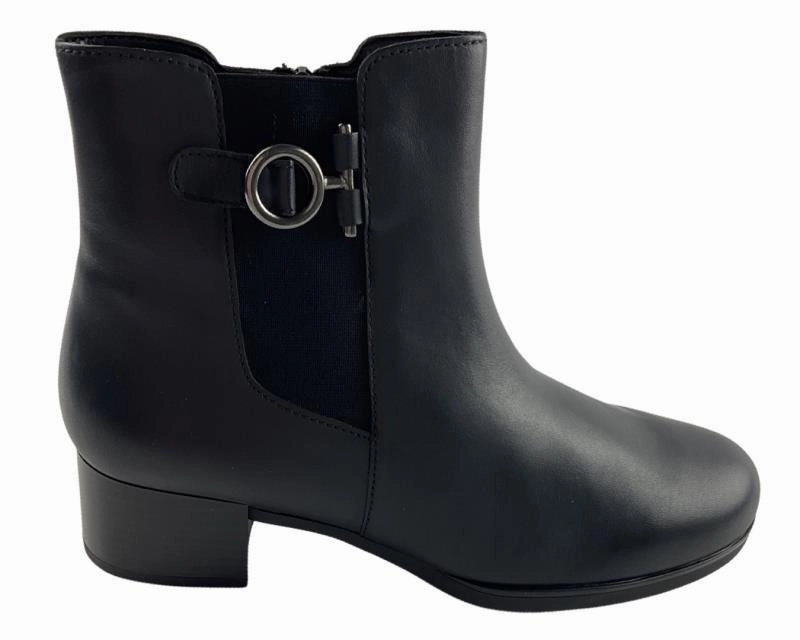 Ankle Boots Zehenfrei Gabor Damen Stiefelletten 35.501.26 Foulardcalf Night