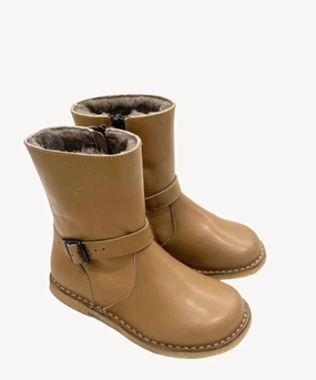 Agl Stiefel Marie Morenz 1410 Stiefel Lammfell gefttert Hellbraun Kinder