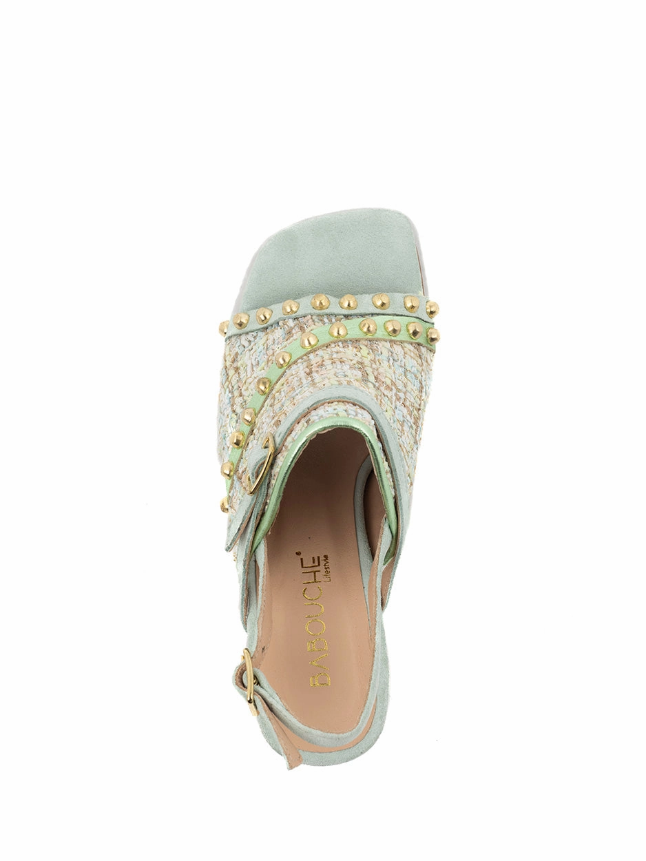 Kitty | Sandalet Mint Afro Sandalen Tanzen