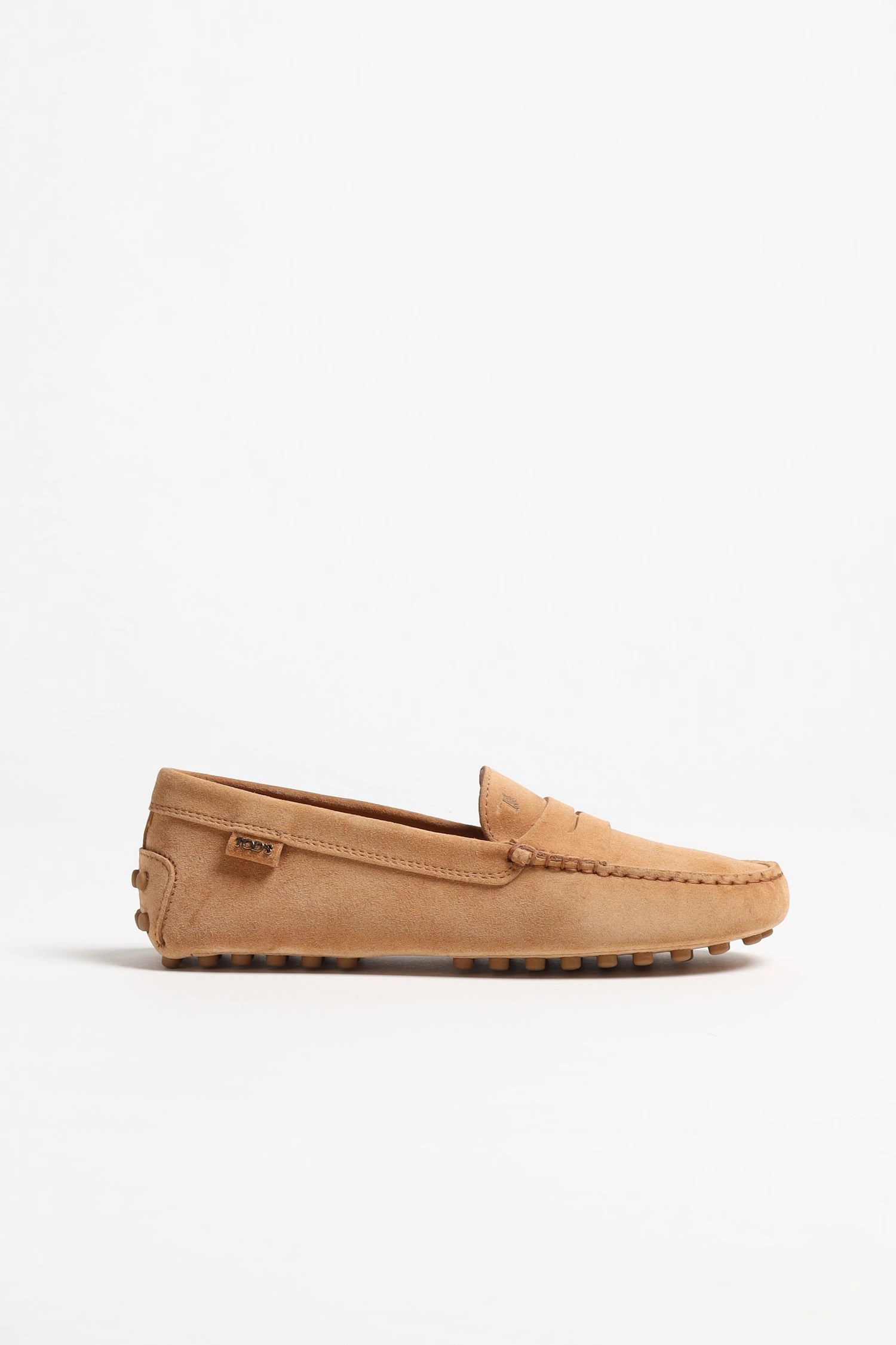 Mokassins Gommino in Beige Brushed Loafers