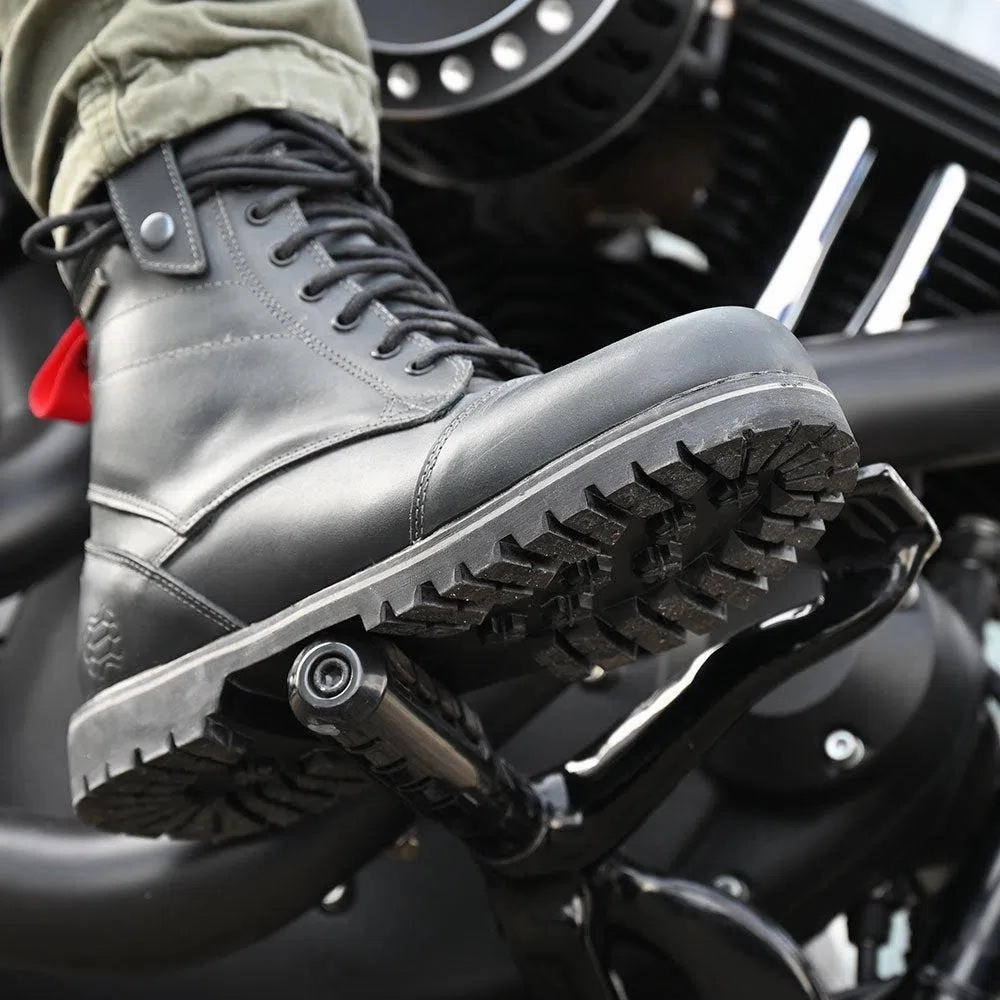 Stiefel Shop Motorradstiefel Agent Grey Herren Boots