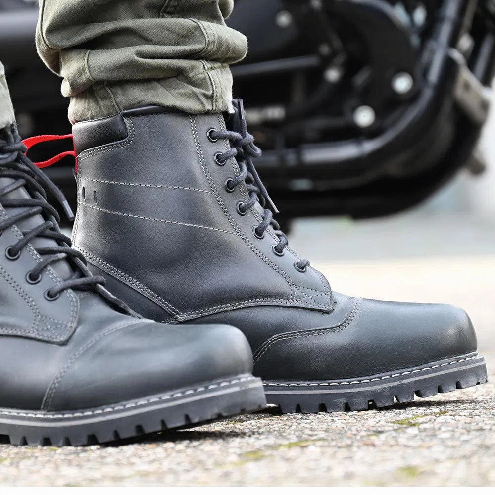 Motorradstiefel Agent Grey Herren Boots Stiefel Rieker Schuhe