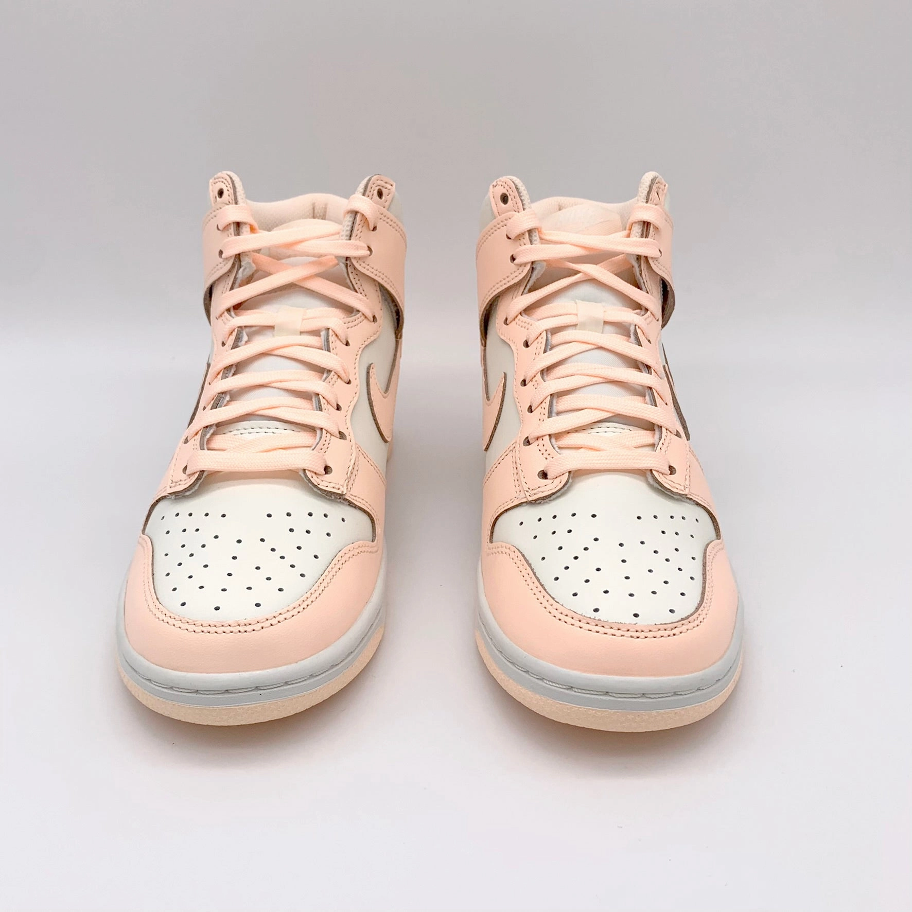 Sneaker Weiß Hellblau Dunk High Crimson Tint