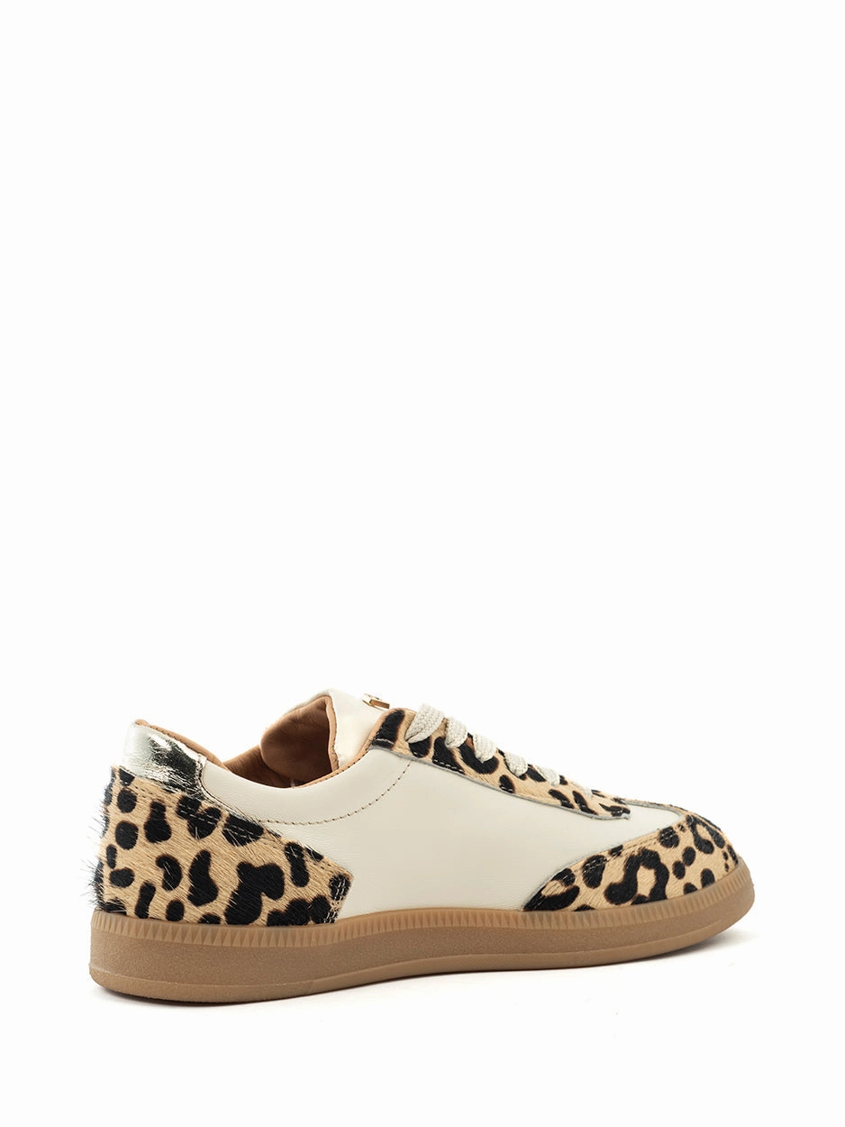 Replica Sneaker Nara | Sneaker Camel Leopard/Off White/Gold