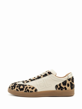 Platform Sneaker Nara | Sneaker Camel Leopard/Off White/Gold