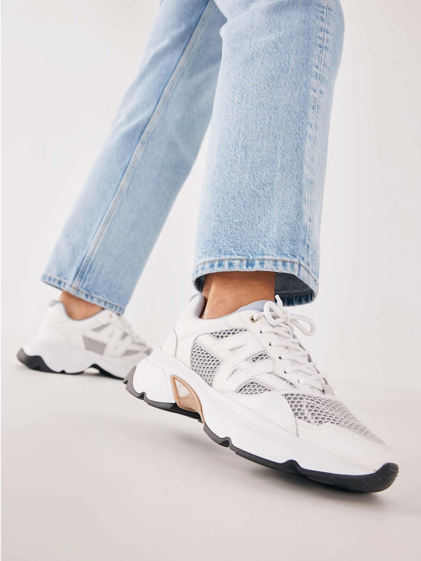 Sneaker Quietschen ROSS TREK EDGE SNEAKER - WHITE