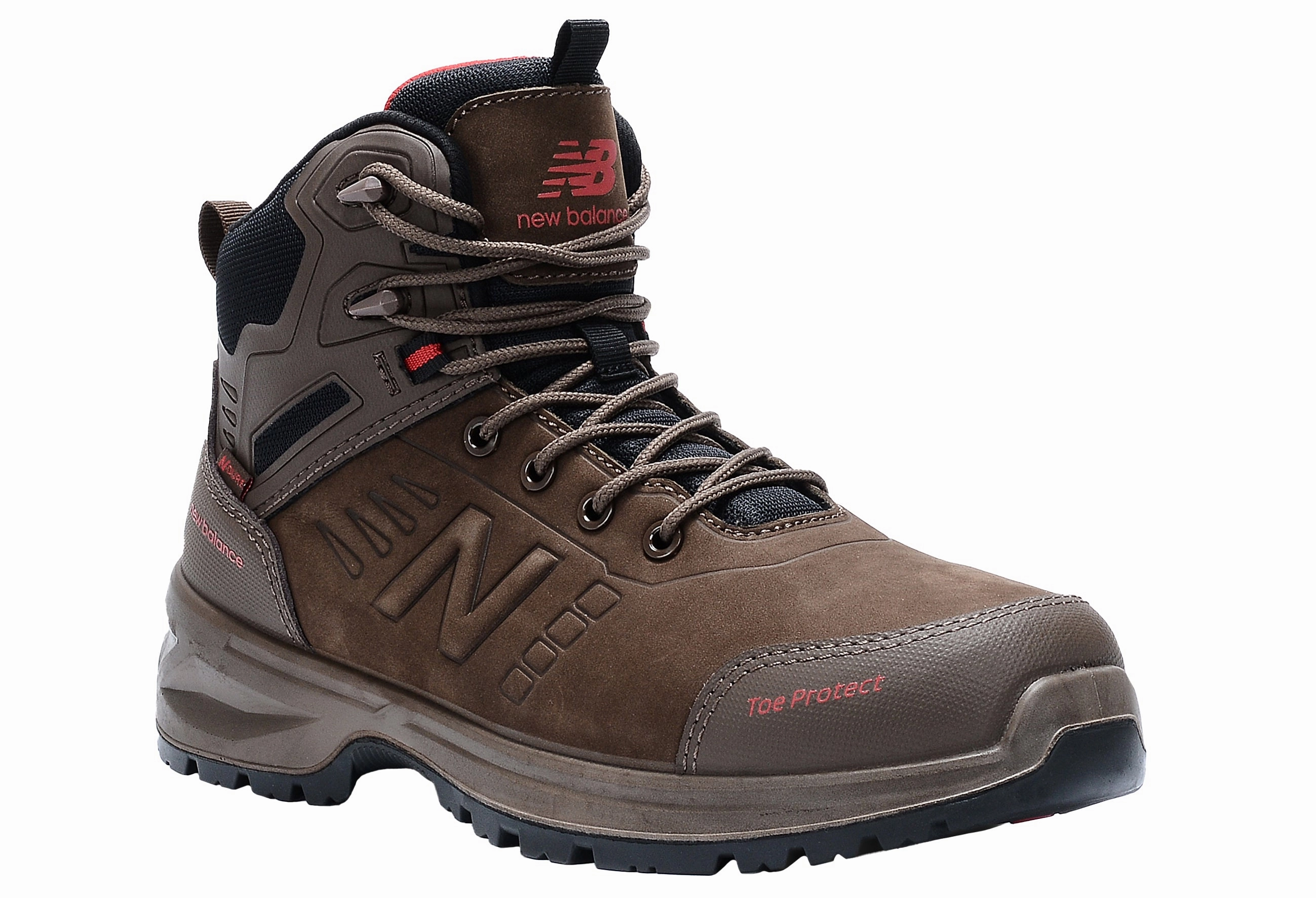 New Balance Calibre, Sicherheitsstiefel HRO FO, chocolate, S3L FO HRO SC SR, Weite 2E, EN ISO 20345 S1 Sicherheitsschuhe