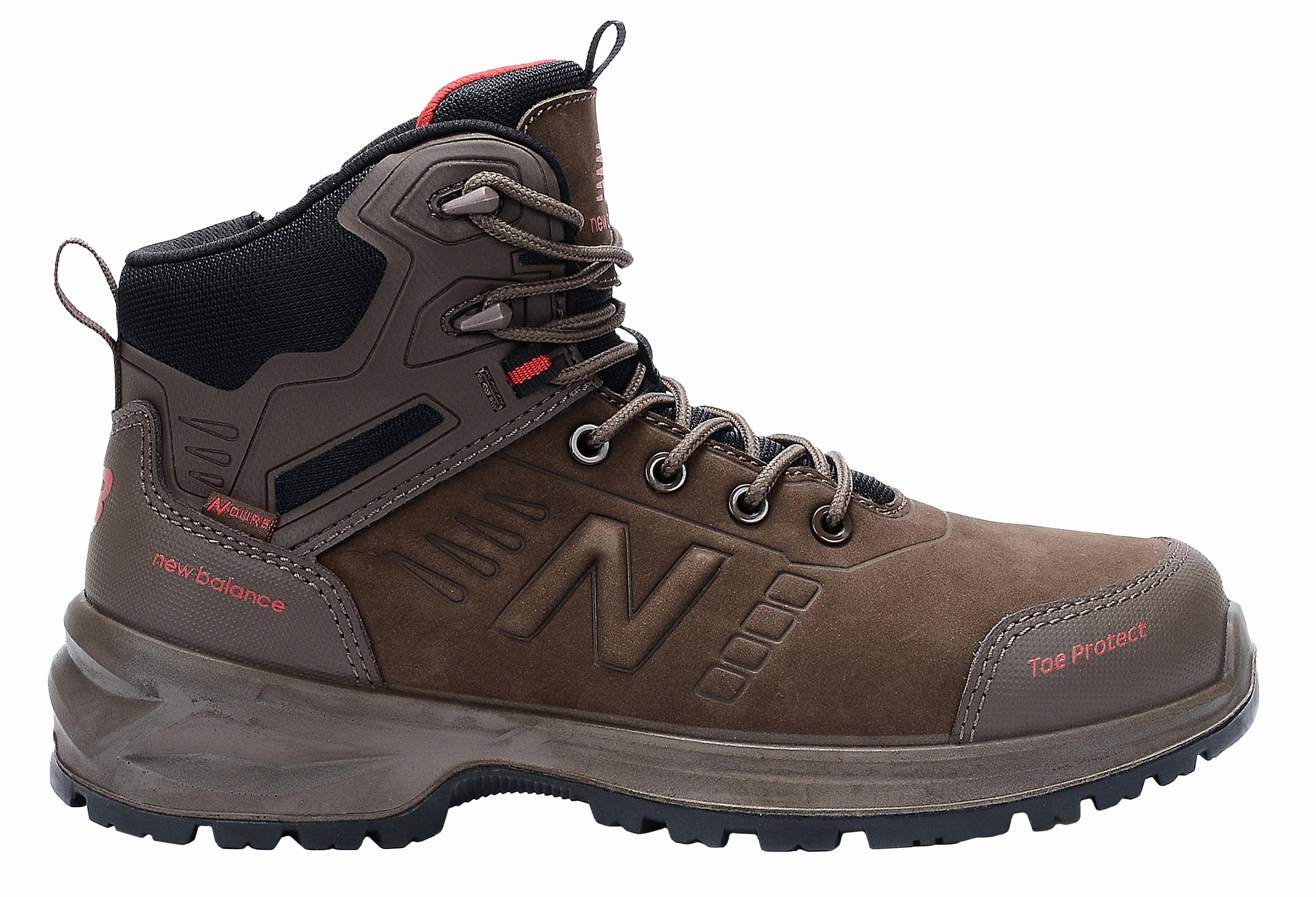 Sicherheitsschuhe Im Flugzeug New Balance Calibre, Sicherheitsstiefel HRO FO, chocolate, S3L FO HRO SC SR, Weite 2E, EN ISO 20345