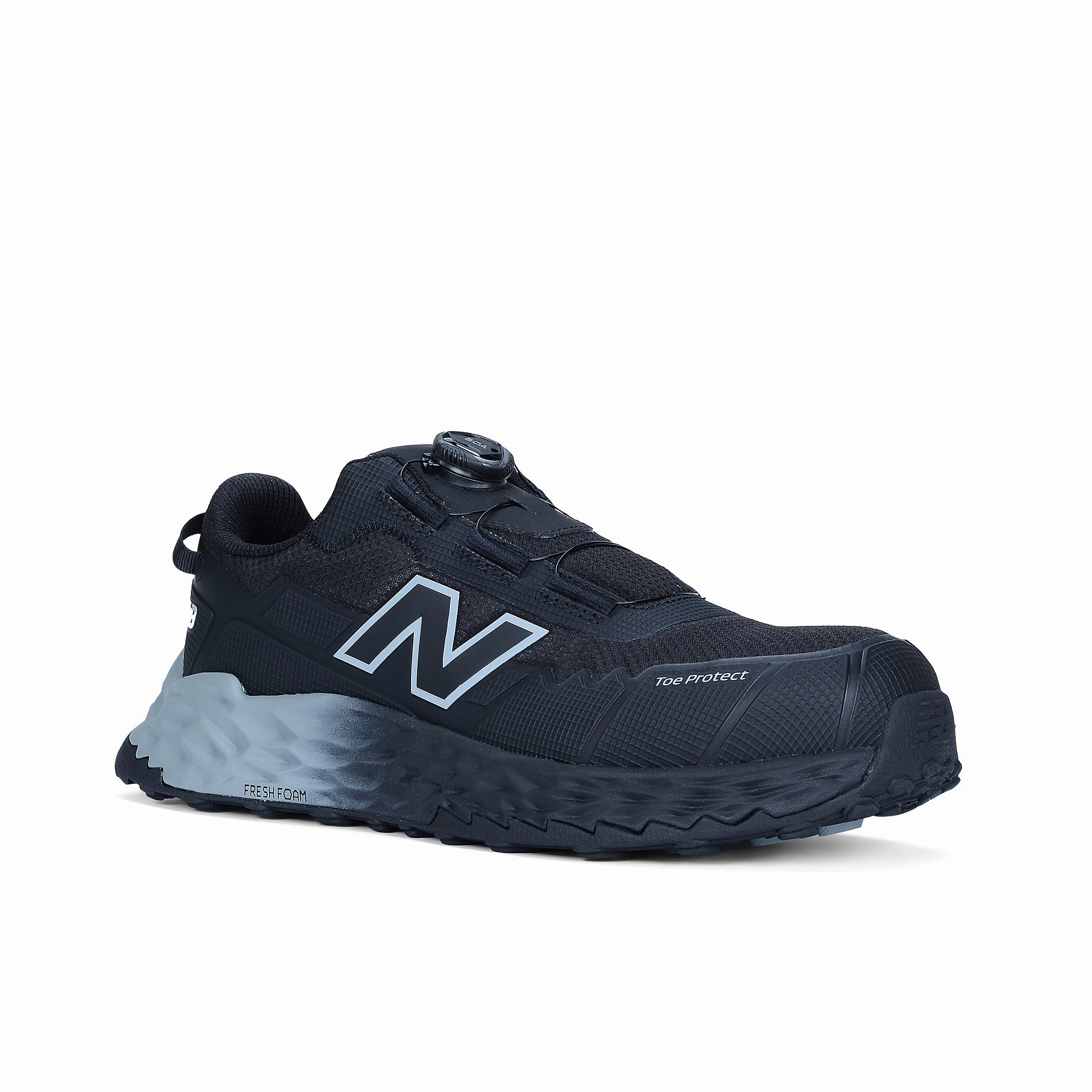 Sicherheitsschuhe Schweiz New Balance Cremorne BOA, S3 Sicherheitsschuh ESD HRO FOe, schwarz / grau, Weite 2E, EN ISO 20345