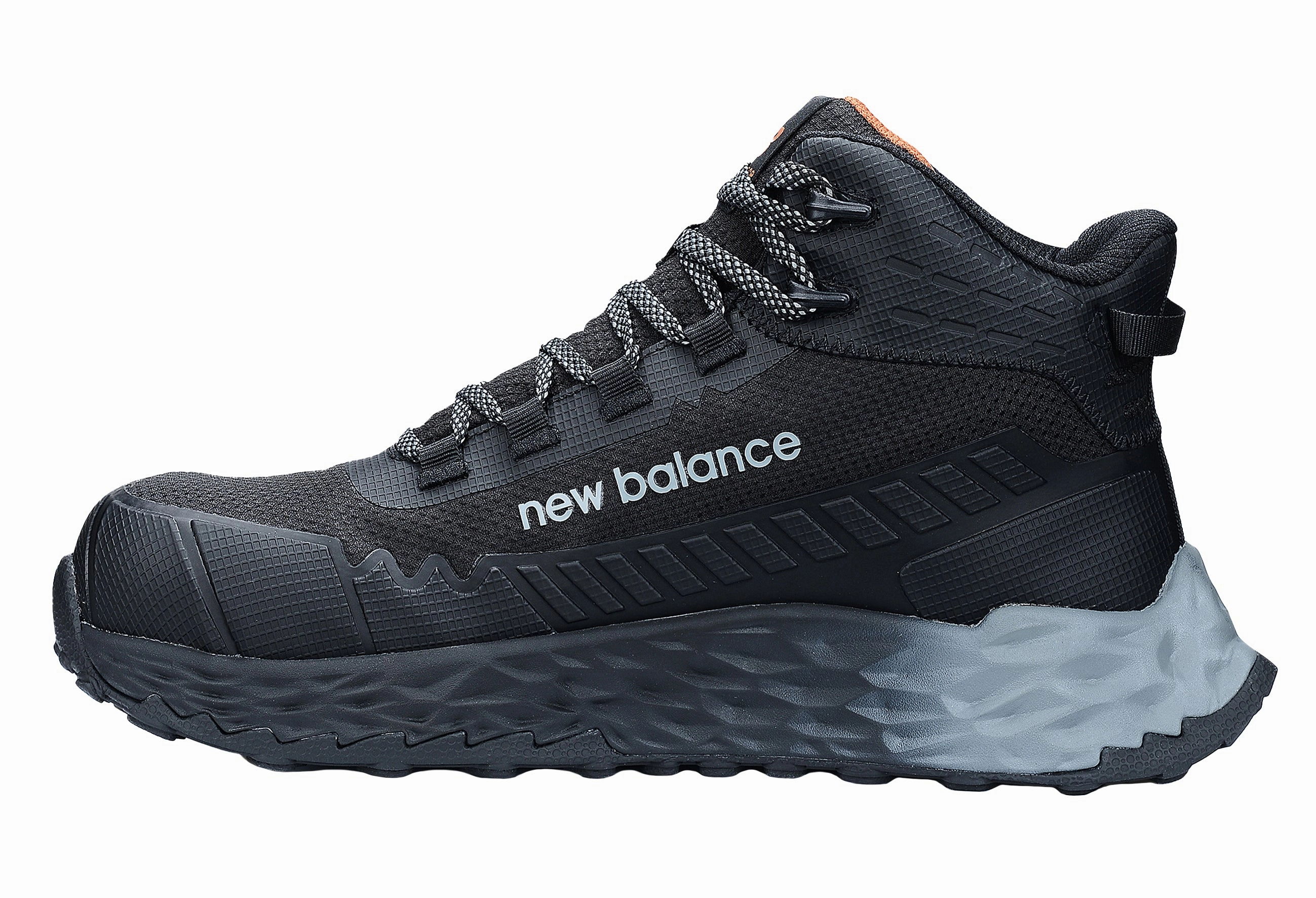 Sicherheitsschuhe S3 Budapester New Balance Cremorne Mid Womens, S3 Sicherheitsstiefel ESD HRO FO, schwarz / grau, Weite D, EN ISO 20345