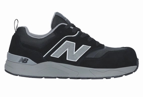 Ableitfähige Sicherheitsschuhe New Balance Elite Lite, Sicherheitsschuh S1P S1 ESD HROe, S1 PL HRO FO SC SR, schwarz / grau