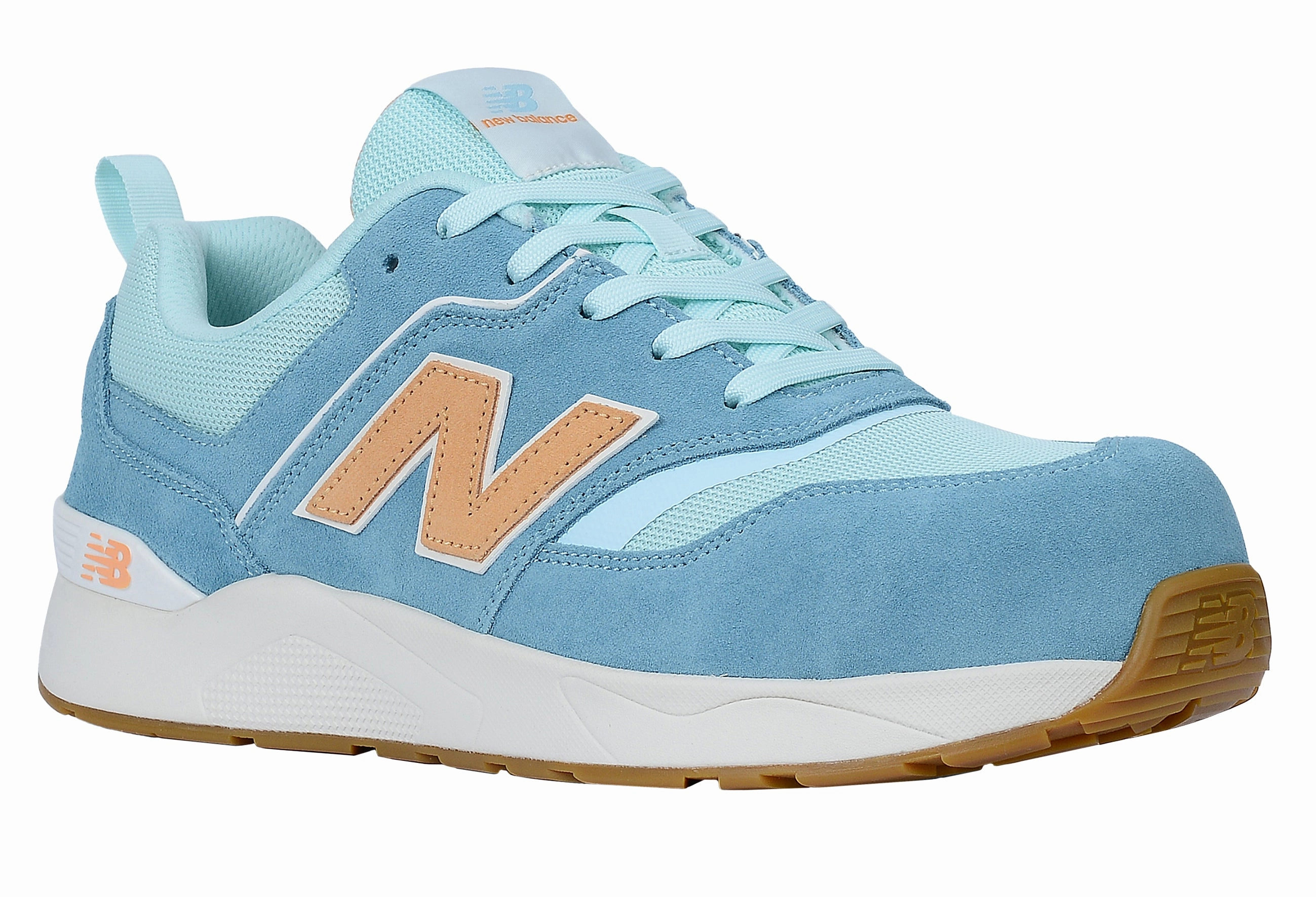New Balance Elite Lite Womens, Sicherheitsschuh S1P S1 ESD HROe, S1 PL HRO FO SC SR, milky blue / orange Baak Sicherheitsschuhe 73342
