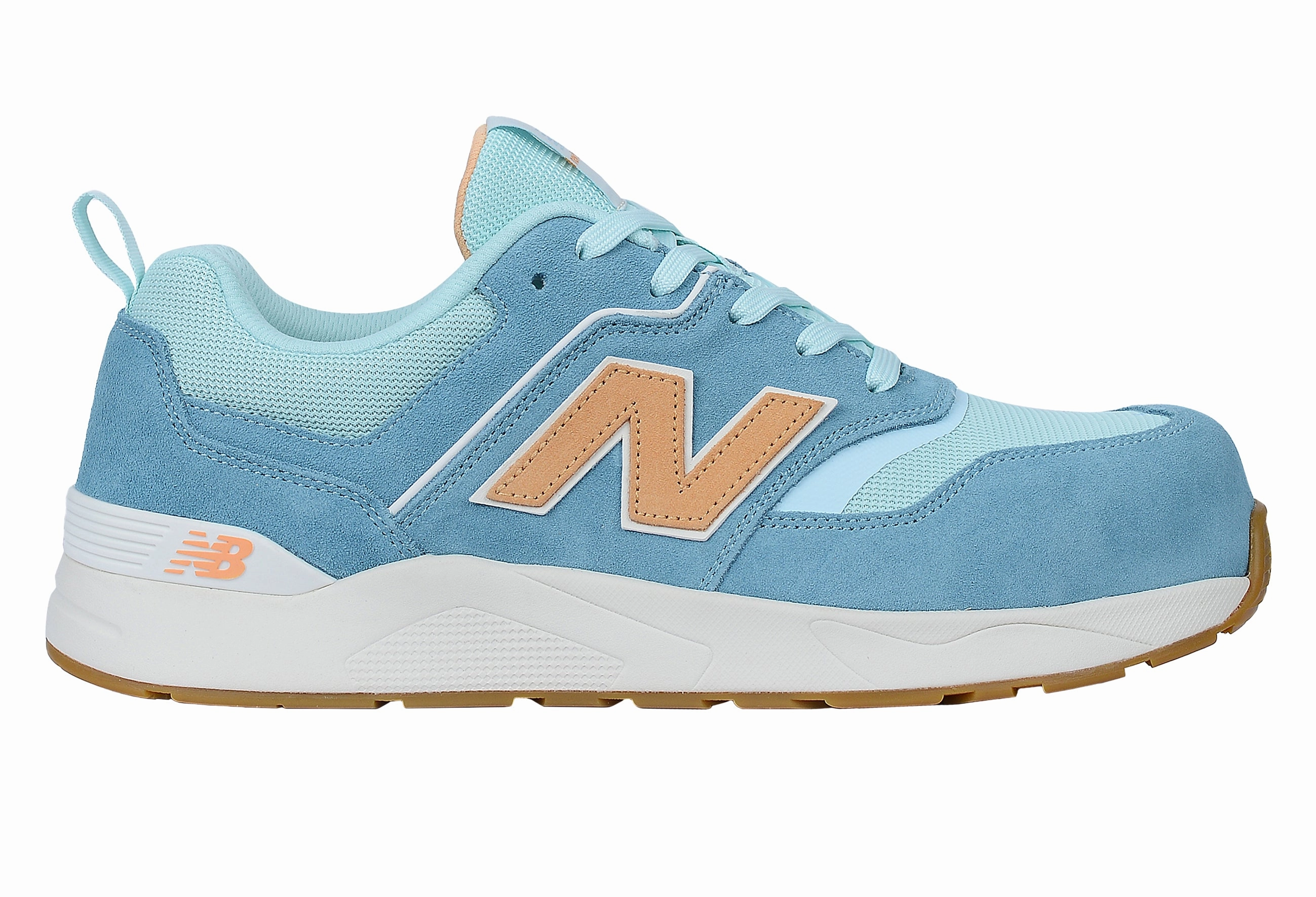 New Balance Elite Lite Womens, Sicherheitsschuh S1P S1 ESD HROe, S1 PL HRO FO SC SR, milky blue / orange 63.314.0 Crosstwist Mid Sicherheitsschuhe S3 Hro Src