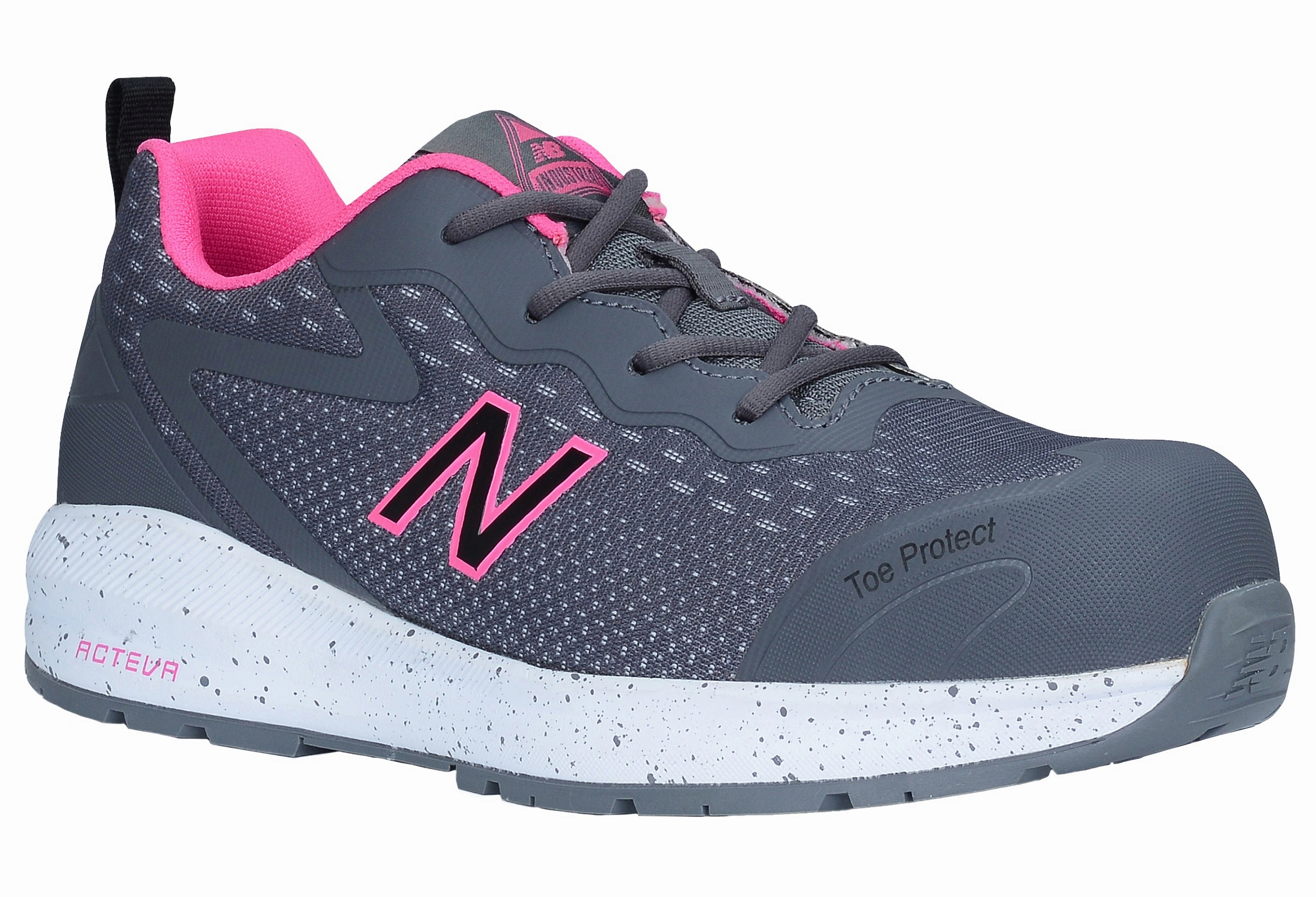 Sicherheitsschuhe Arbeitsschuhe S1 New Balance Logic Womens, Halbschuhe, S1 PL HRO SR FO, grau / pink S1P S1 HRO FO
