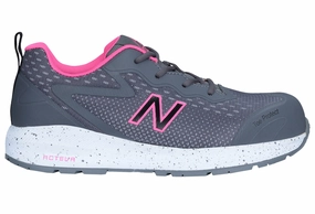 New Balance Logic Womens, Halbschuhe, S1 PL HRO SR FO, grau / pink S1P S1 HRO FO Bghw Sicherheitsschuhe