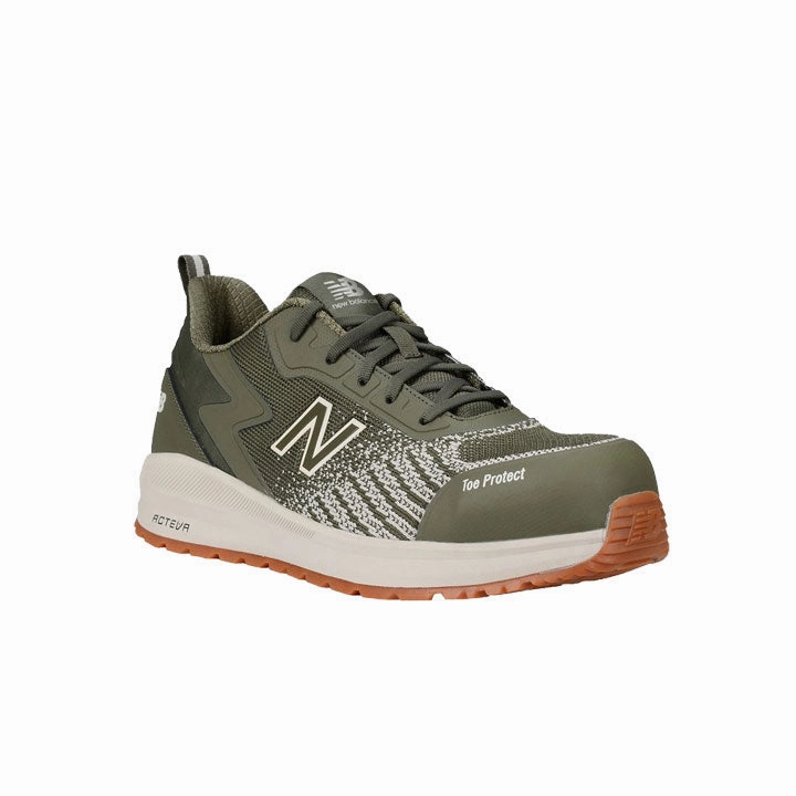 New Balance Sicherheitsschuhe Speedware MENS S1P, Olive/Wei Ag Zahlt Nur 40euro Sicherheitsschuhe