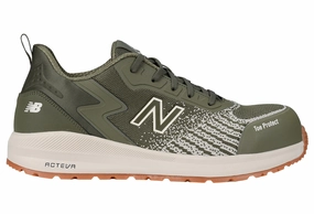 New Balance Speedware, Halbschuhe, S1 P SRC, olive / wei S1P S1 SRC FO Urgent Sicherheitsschuhe S3