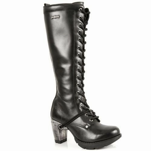 Progetto Stiefel New Rock Schuhe Damen- Stiefel Boots Schuhe Gothic M.TR005-S1