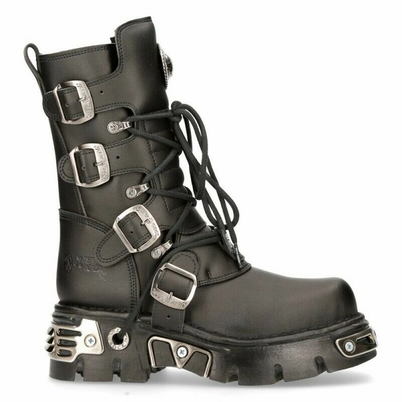 Notar Stiefel Velbert New Rock Schuhe Shoes Boots Stiefel M.373-S7 Vegan Bikerstiefel Gothic NEU