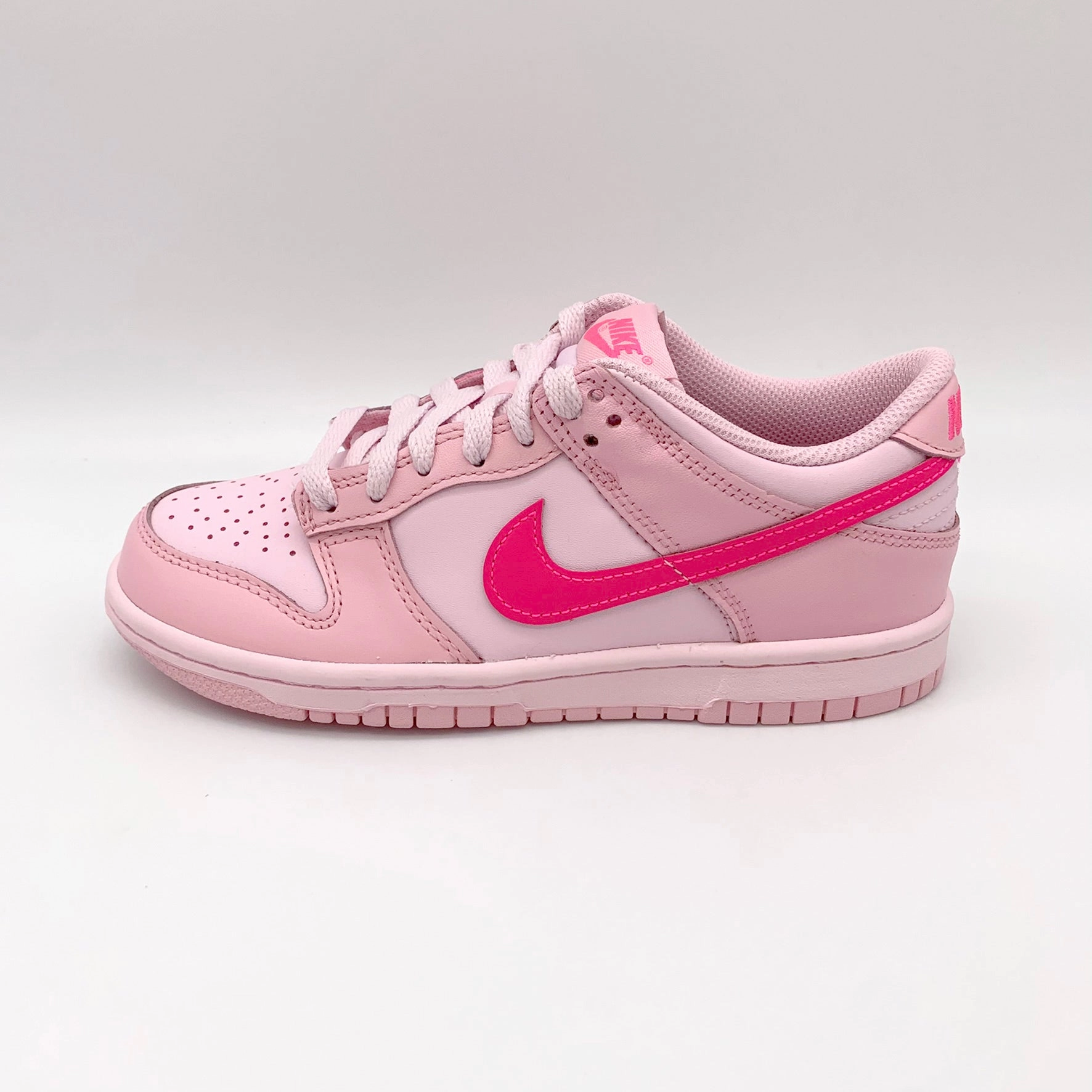 Nike Dunk Low Triple Pink (GS) Croc Sneaker