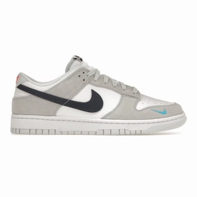 Sneaker Grün Pink Nike Dunk Low White Grey Navy Aqua Mini Swoosh