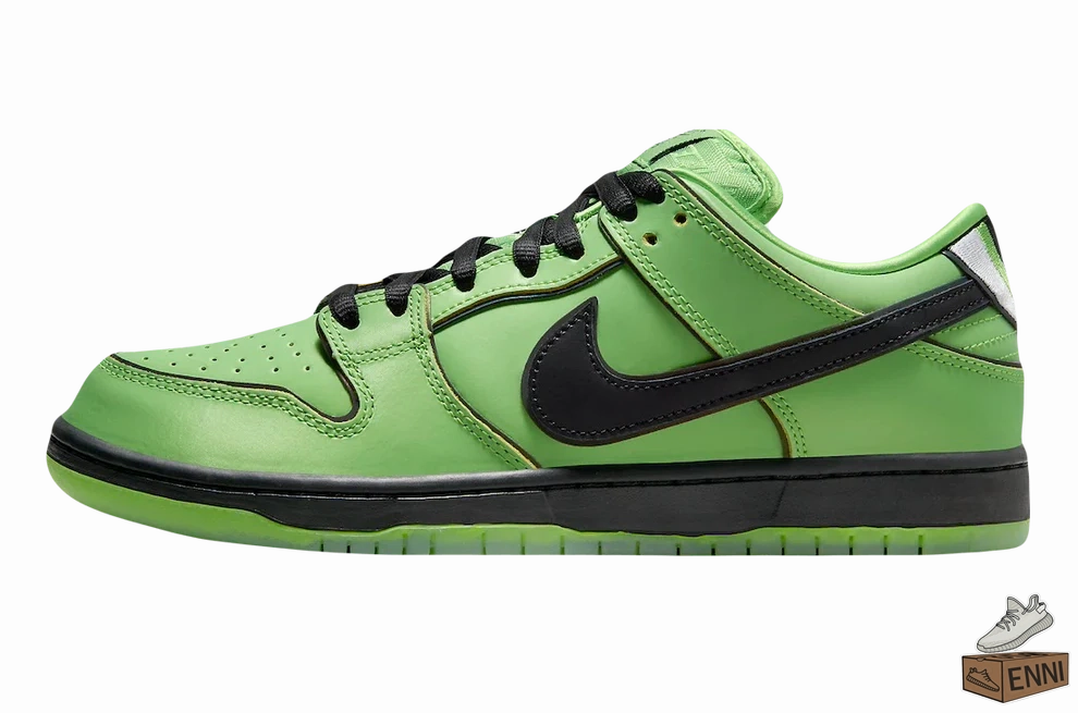 Nike SB Dunk Low The Powerpuff Girls Buttercup (Green) Elle Sport Sneaker
