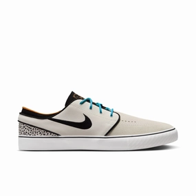 Weißer Leder Sneaker Nike SB Zoom Stefan Janoski OG  "Electric" Herren Skate Schuhe