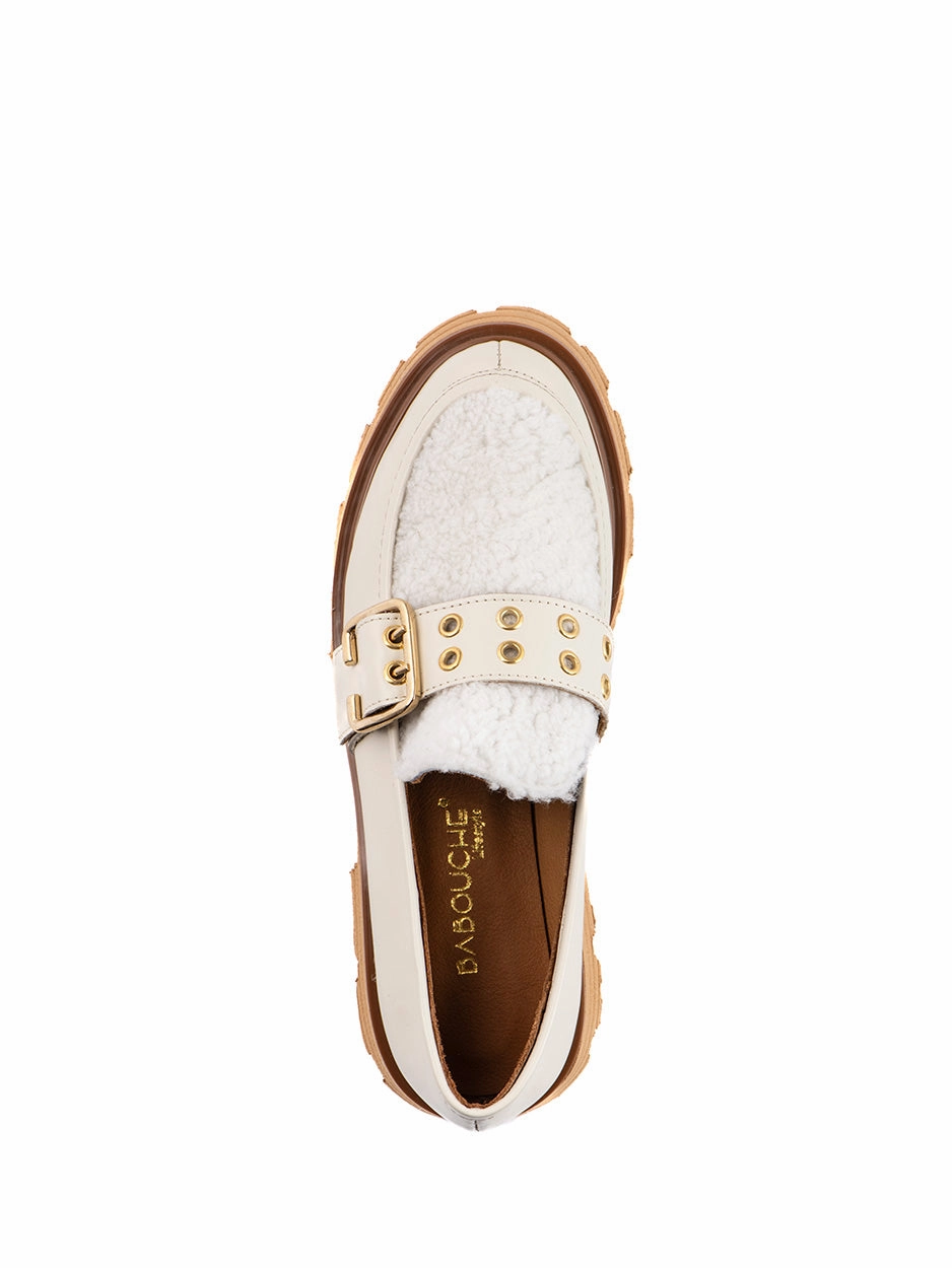 Nila | Chunky Loafer Off White A S Loafers