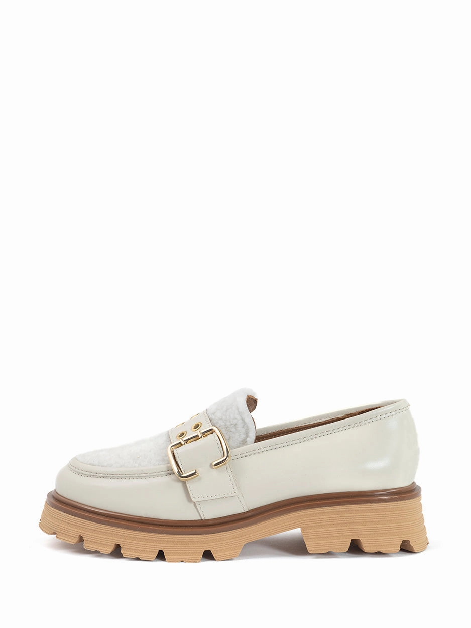 Blake Stitched Loafers Nila | Chunky Loafer Off White