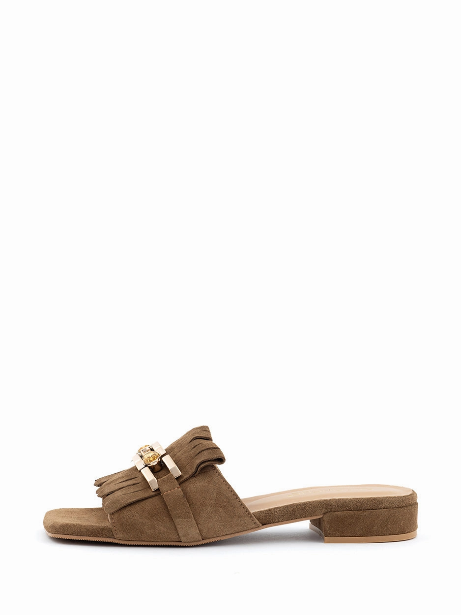 Sandalen Silber Gold Nora | Slipper Sugaro