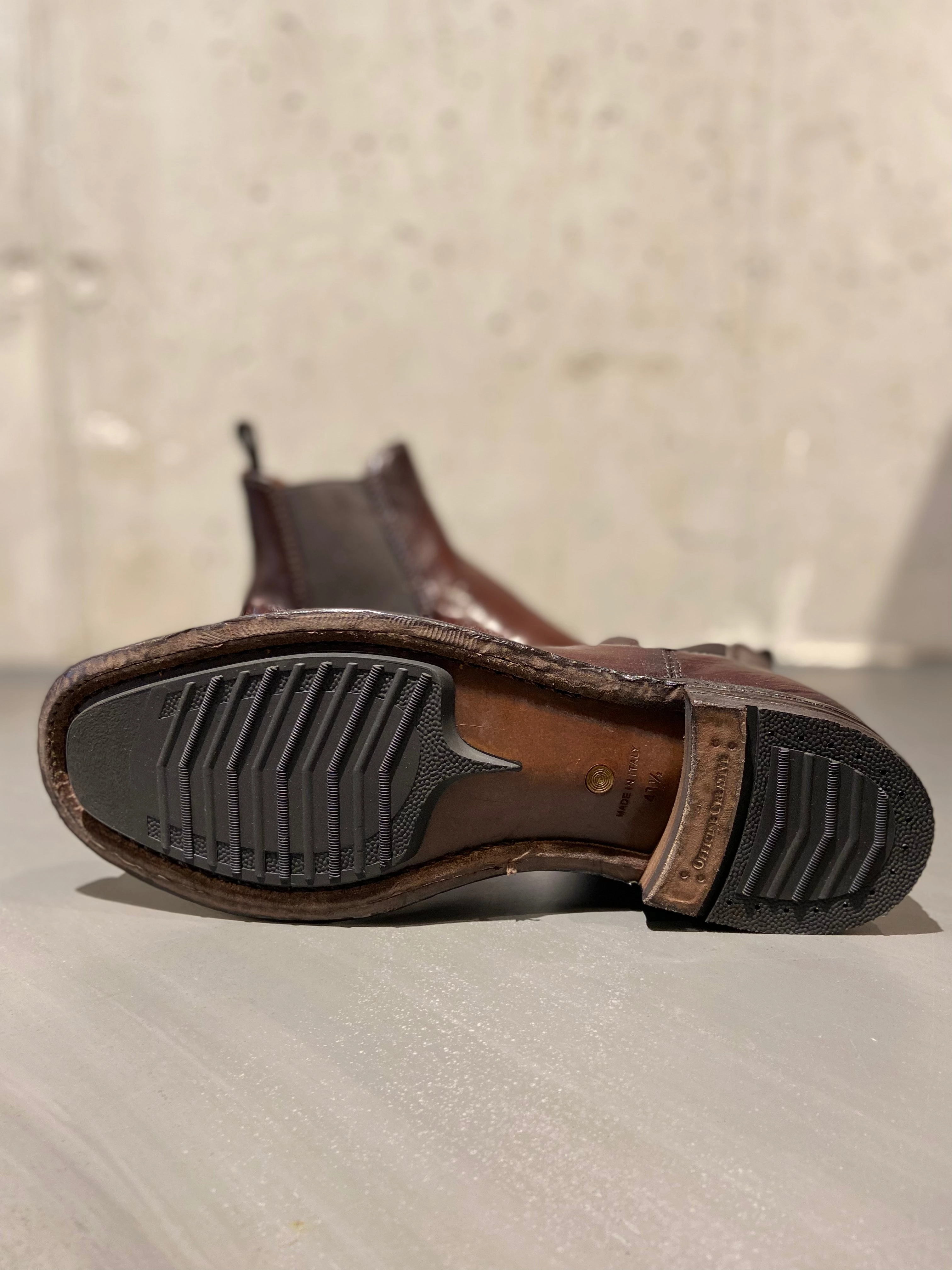 OFFICINE CREATIVE BALANCE/008 CHELSEA BOOT BUFFALO BROWN Chain Chelsea Boots