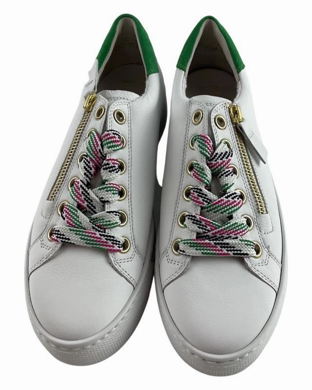 Gabor comfort  Damen Sneaker 26.465.53 Cervo/Samt Wei/multicolor Sneaker Schnüren Ohne Schleife