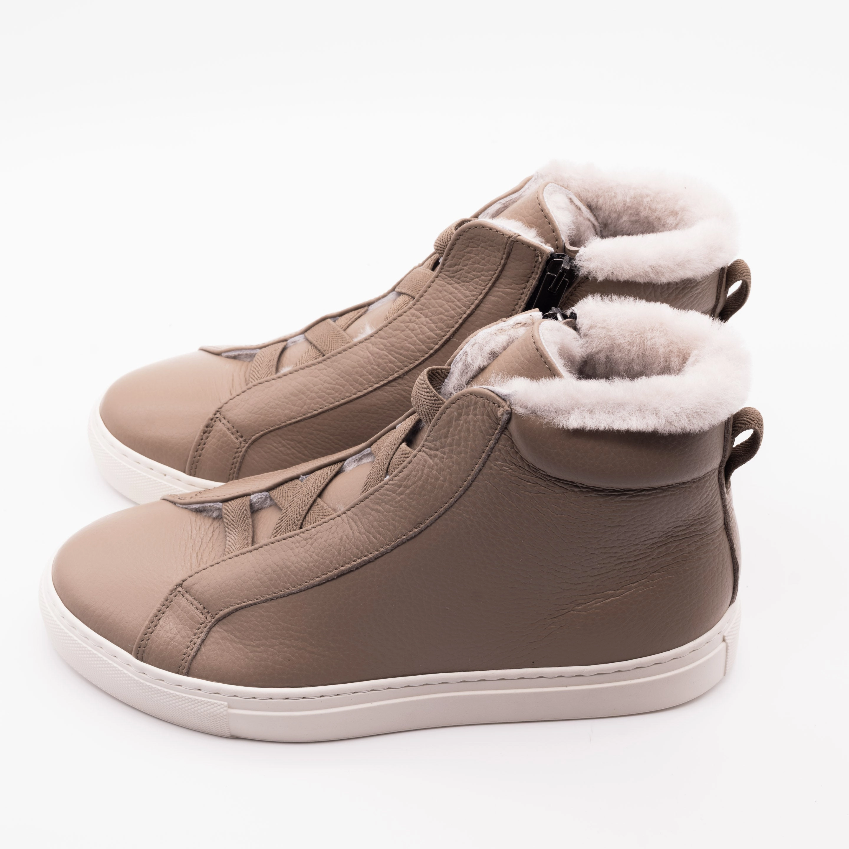 Sneaker Dollaro Taupe Brown Chelsea Boots