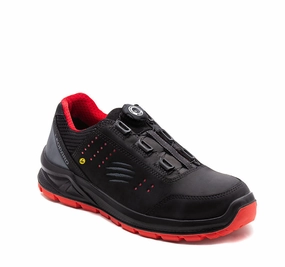 Sicherheitsschuhe S1 Sandale Stahlkappe 8654 Leopard AE01431 low Drehverschluss Sicherheitsschuhe ESD S3 ( BOA )