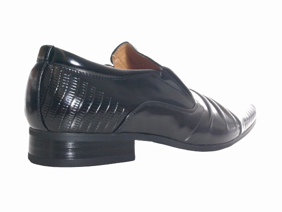 Herren Business Designer Halbschuhe Anzug Schuhe Abendschuhe Lack Optik Black # 157-8 Sicherheitssuche Extrabreit