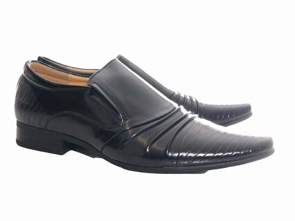 Sicherheitsschuhe Esd Weite 12 Herren Business Designer Halbschuhe Anzug Schuhe Abendschuhe Lack Optik Black # 157-8