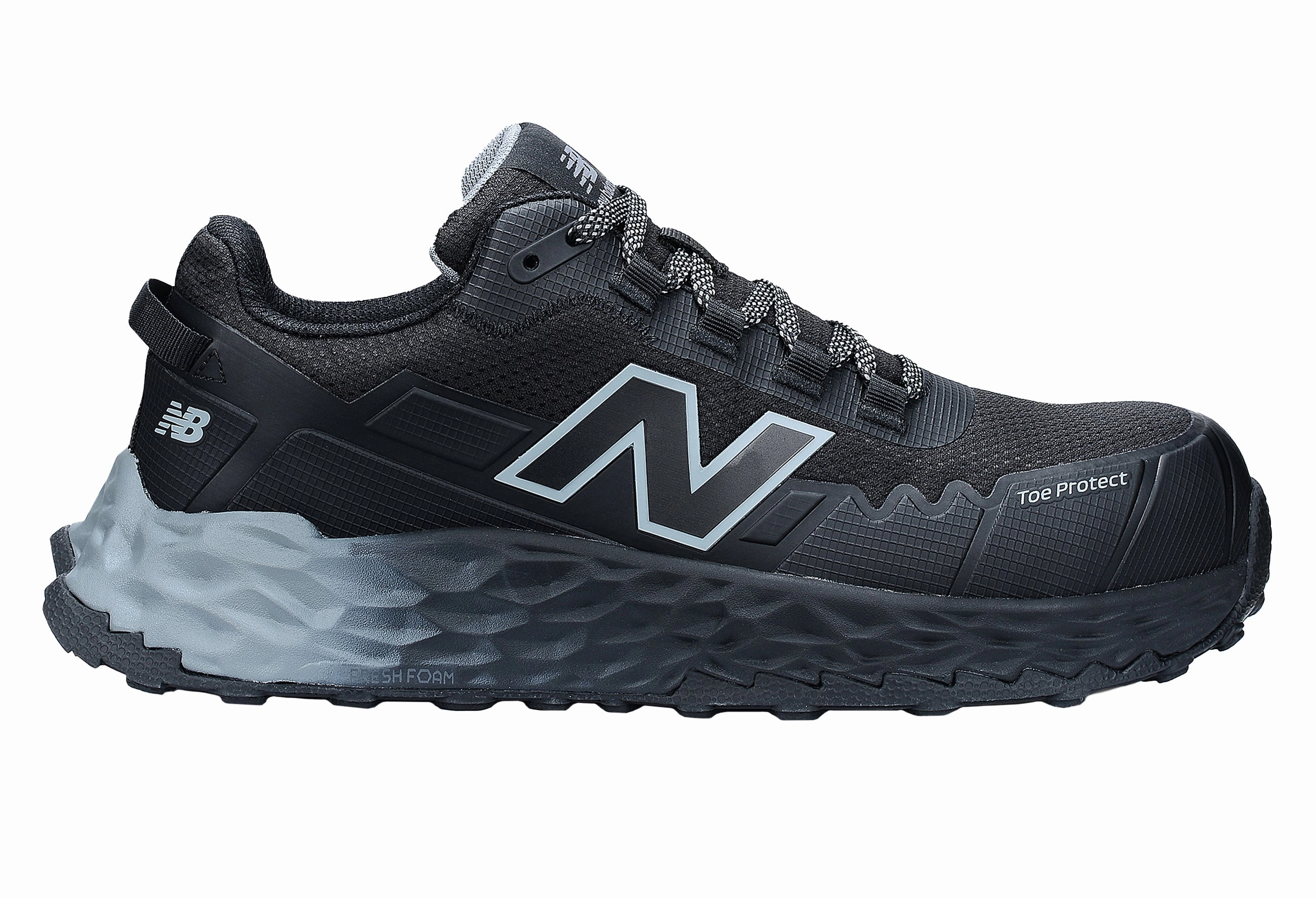 New Balance Cremorne, S3 Sicherheitsschuh ESD HRO FOe, schwarz / grau, Weite 2E, EN ISO 20345 Gewicht Sicherheitsschuhe S3