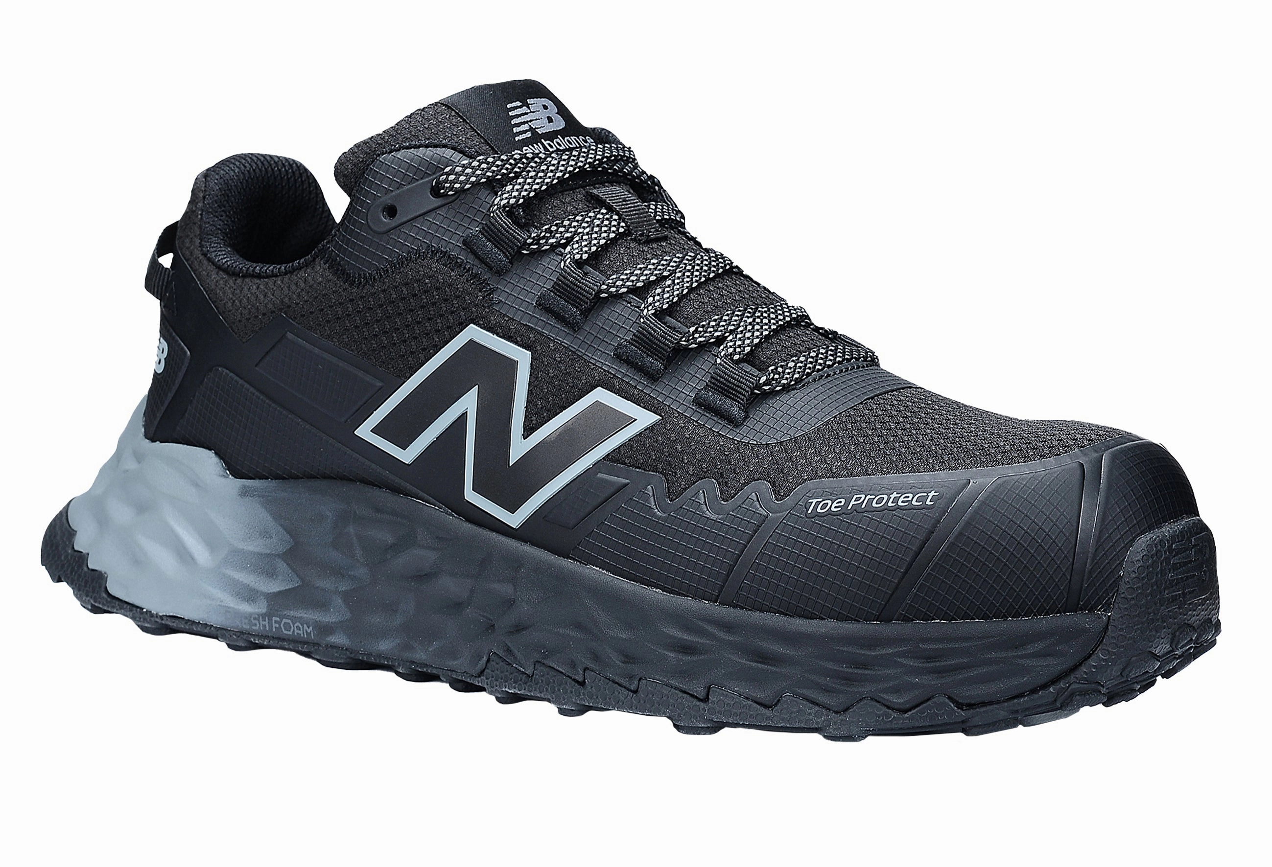 Sehr Bequeme Sicherheitsschuhe New Balance Cremorne, S3 Sicherheitsschuh ESD HRO FOe, schwarz / grau, Weite 2E, EN ISO 20345