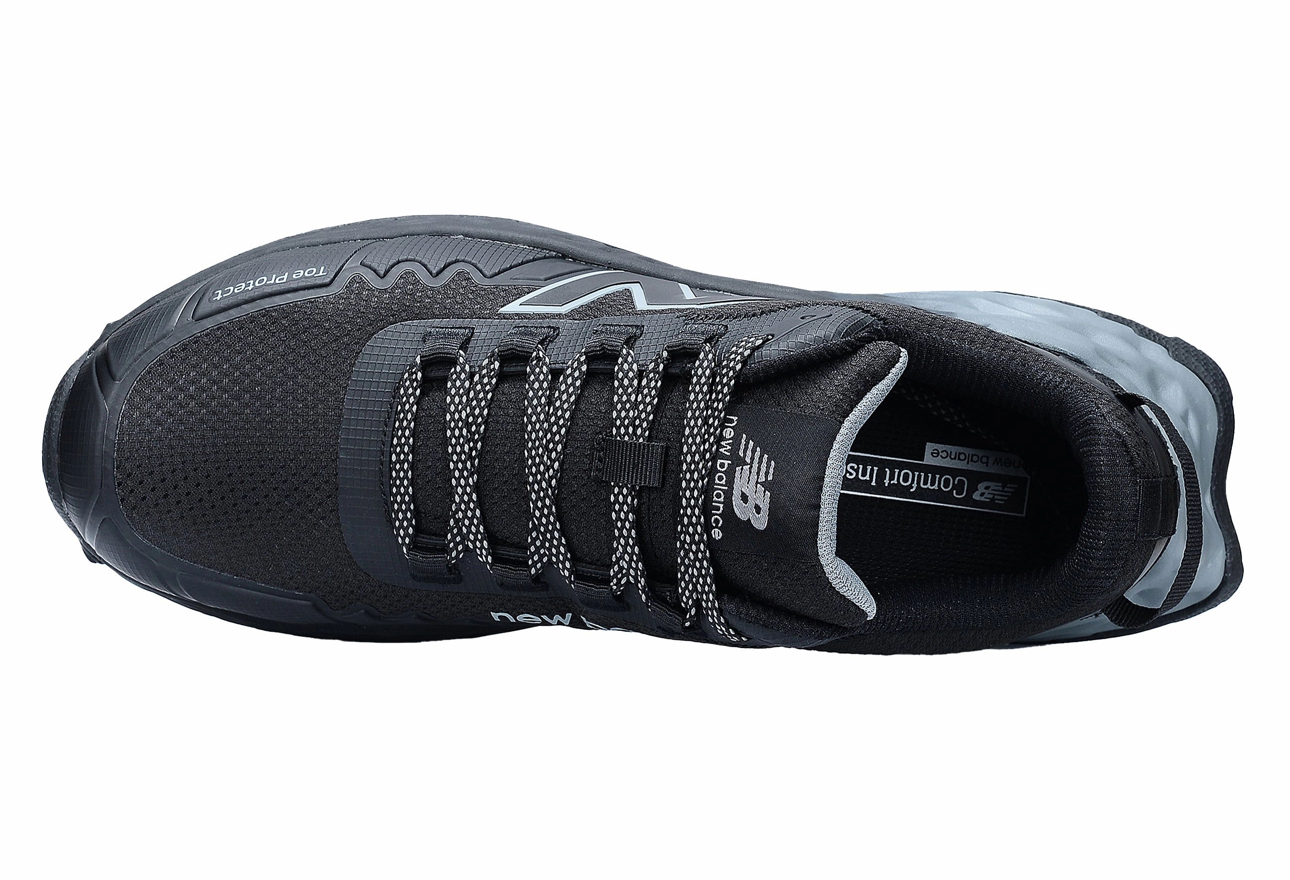 New Balance Cremorne, S3 Sicherheitsschuh ESD HRO FOe, schwarz / grau, Weite 2E, EN ISO 20345 Scholl Einlagen Sicherheitsschuhe
