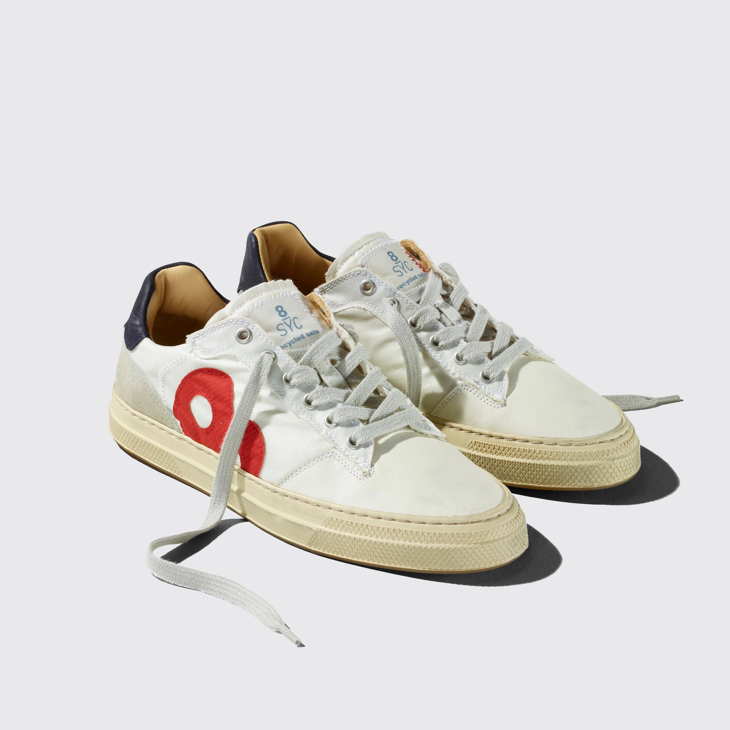 Orkney Island Damen - red flag Reptile Sneaker