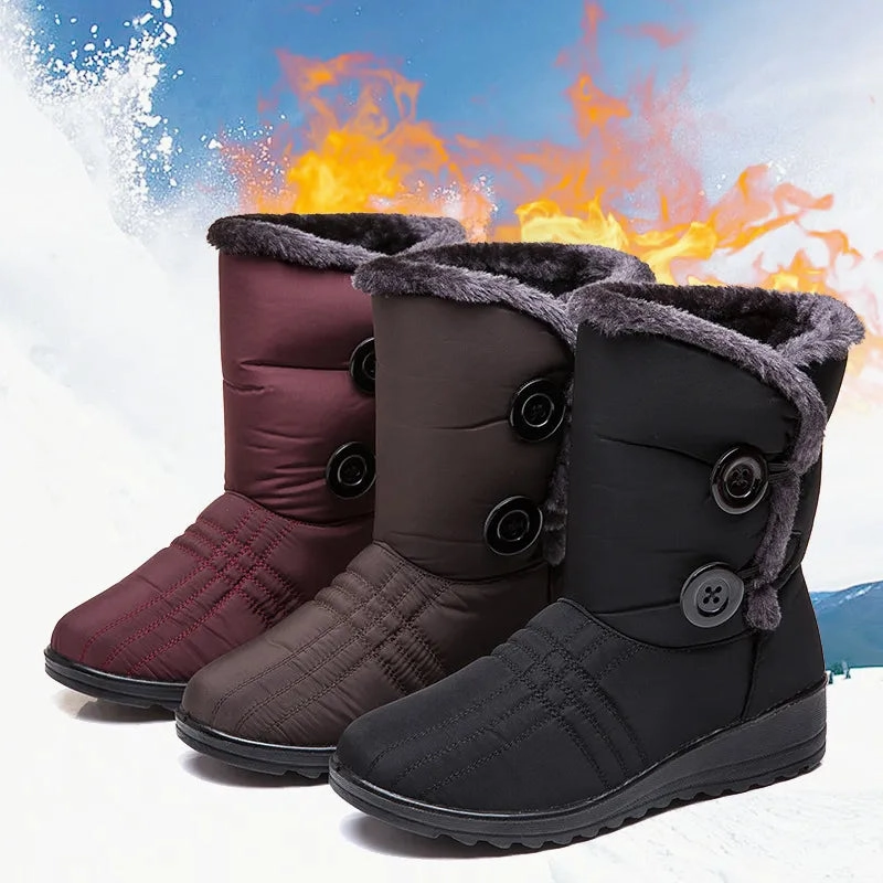 Orthostiefel - ergonomische & wasserdichte Winterstiefel fr Damen Winterstiefel Gefüttert Wasserdicht Elegant